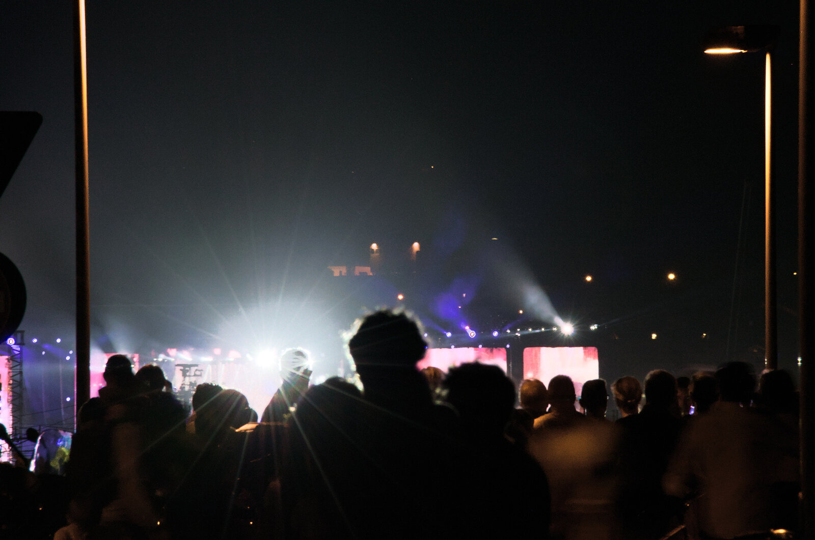 Vasco Rossi: La città durante il concerto